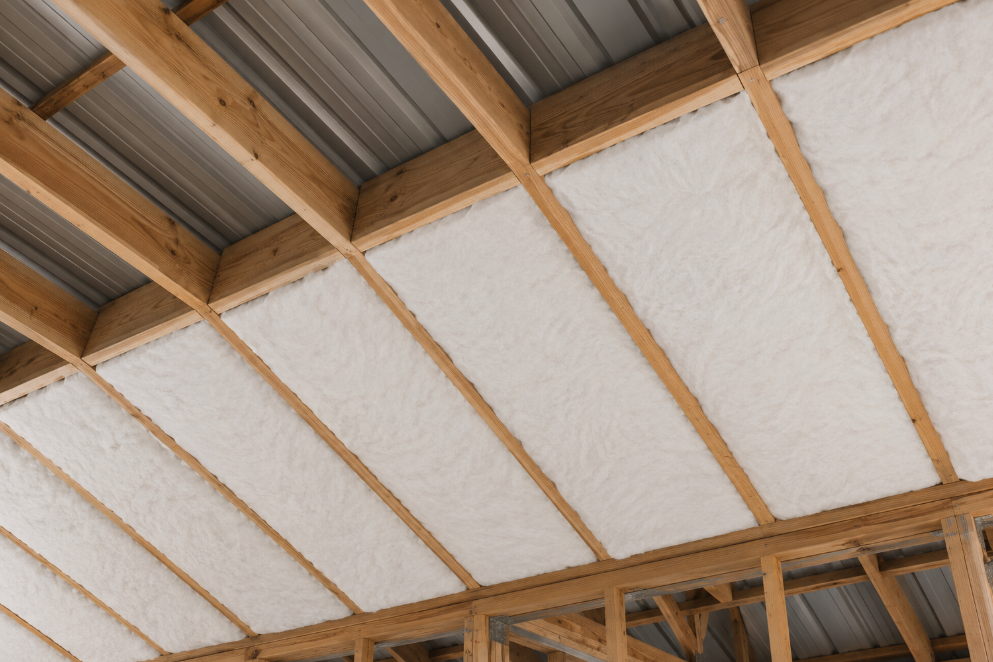 Roof underside